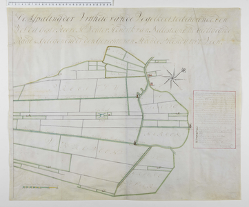 2149 Kaart van de vrijheid van de vogelkooi, behorende aan Mr. W.H. van Nellesteyn in het gerecht Abcoude
